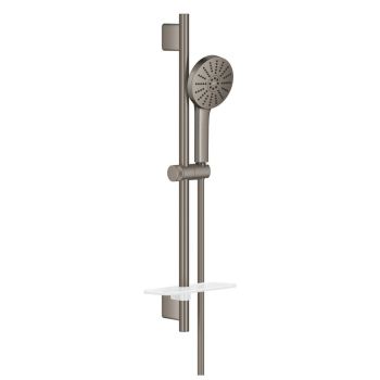  - Grohe-Vitalio Joy+ 120 Zestaw prysznicowy, 3 strumienie (Rain, Jet, Booster) kolor brushed hard graphite 134866AL00 - 134866AL00 - Łazienki Szydłowski
