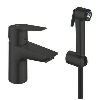 - Grohe-Start Edge Bateria umywalkowa, Rozmiar S czarny mat 237732431 - 237732431 - Łazienki Szydłowski