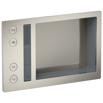  - AXOR Incava System prysznicowy 600/390 z baterią termostatyczną do 2 odbiorników, stal szlachetna optyczna 35754800 - 35754800 - Łazienki Szydłowski