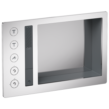- AXOR Incava System prysznicowy 600/390 z baterią termostatyczną do 3 odbiorników chrom 35751000 - 35751000 - Łazienki Szydłowski