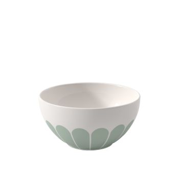 - Villeroy&Boch Fleur Miseczka do musli Zielony, 430 ml, Premium Porcelain 1045501900 - 1045501900 - Łazienki Szydłowski