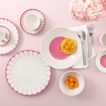 - Villeroy&Boch Fleur Miska do makaronu różowy 1045533381 - 1045533381 - Łazienki Szydłowski
