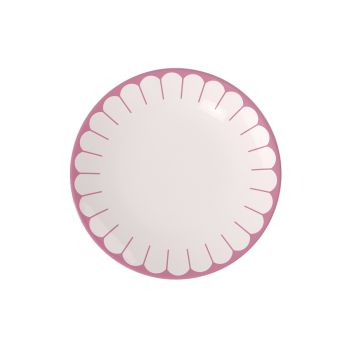 - Villeroy&Boch Fleur Talerz płaski Różowy, Ø26,6 cm, Premium Porcelain 1045532621 - 1045532621 - Łazienki Szydłowski