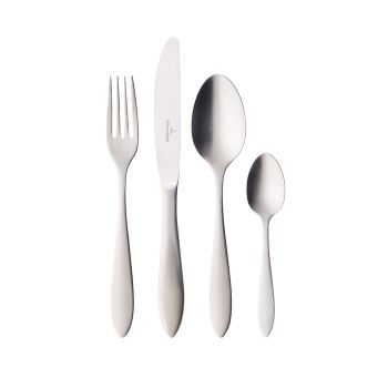 - Villeroy&Boch Arthur Zestaw sztućców 24 el. Stal nierdzewna, dla 6 osób 1263949037 - 1263949037 - Łazienki Szydłowski