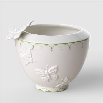  - Villeroy&Boch Colourful Spring Wazon Zielony, 17,8 x 15,6 x 15,2 cm, Premium Porcelain - 1486635120 - Łazienki Szydłowski