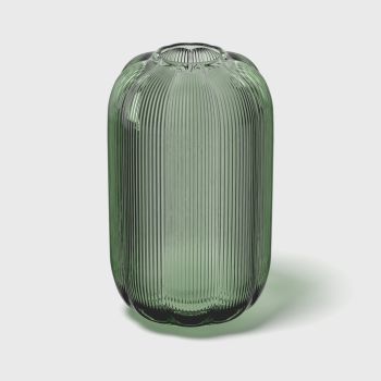 - Villeroy&Boch Fleur Wazon Zielony, 16 x 28 cm, szkło 1173370950 - 1173370950 - Łazienki Szydłowski