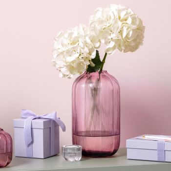 - Villeroy&Boch Fleur Wazon Fioletowy, 16 x 28 cm, szkło 1173400950 - 1173400950 - Łazienki Szydłowski