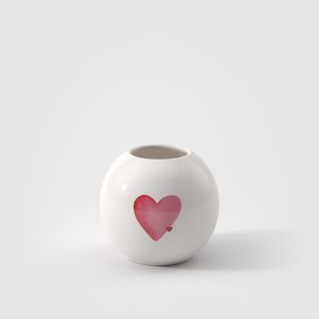 - Villeroy&Boch With Love Wazon biała, Premium Porcelain 1016899266 - 1016899266 - Łazienki Szydłowski