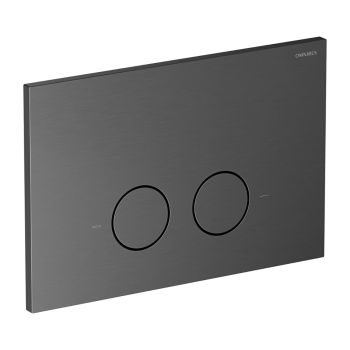  - OMNIRES STEEL-R45 przycisk spłukujący ze stali nierdzewnej grafit szczotkowany ST45PS1GR - ST45PS1GR - Łazienki Szydłowski