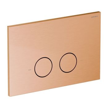  - OMNIRES STEEL-R45 przycisk spłukujący ze stali nierdzewnej miedź szczotkowana ST45PS1CPB - ST45PS1CPB - Łazienki Szydłowski