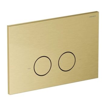  - OMNIRES STEEL-R45 przycisk spłukujący ze stali nierdzewnej mosiądz szczotkowany ST45PS1BSB - ST45PS1BSB - Łazienki Szydłowski