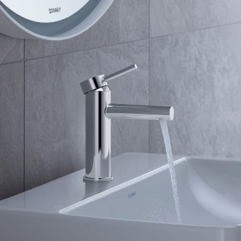  - Duravit Circle bateria umywalkowa M FreshStart z zestawem odpływowym z cięgnem,chrom CE1021001010 - CE1021001010 - Łazienki Szydłowski