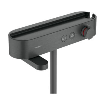 - HANSGROHE ShowerTablet Select Bateria termostatyczna wannowa czarny chrom szczotkowany 24340340 - 24340340 - Łazienki Szydłowski