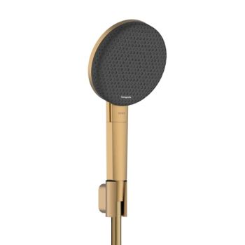 - Hansgrohe Raindance Alive Select S Punktowy zestaw prysznicowy 125 3jet EcoSmart brąz szczotkowany 24612140 - 24612140 - Łazienki Szydłowski
