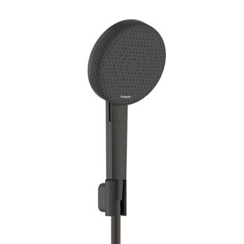 - Hansgrohe Raindance Alive Select S Punktowy zestaw prysznicowy 125 3jet EcoSmart czarny chrom szczotkowany 24612340 - 24612340 - Łazienki Szydłowski