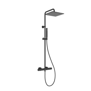 - Ideal Standard Ceratherm T25 M system prysznicowy natynkowy z termostatem silk black A8490XG - A8490XG - Łazienki Szydłowski