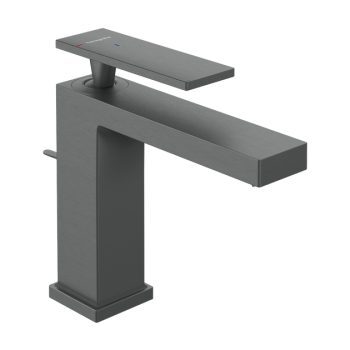 - HANSGROHE Tecturis E bateria umywalkowa 110 CoolStart z kompletem odpływowym kolor czarny chrom szczotkowany 73014340 - 73014340 - Łazienki Szydłowski