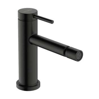 - HANSGROHE Tecturis S bateria bidetowa czarny chrom szczotkowany 73201340 - 73201340 - Łazienki Szydłowski