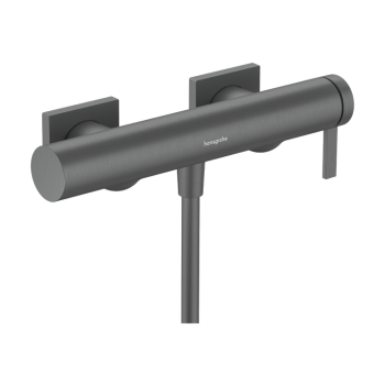 - HANSGROHE Tecturis E bateria prysznicowa natynkowa czarny chrom szczotkowany 73620340 - 73620340 - Łazienki Szydłowski