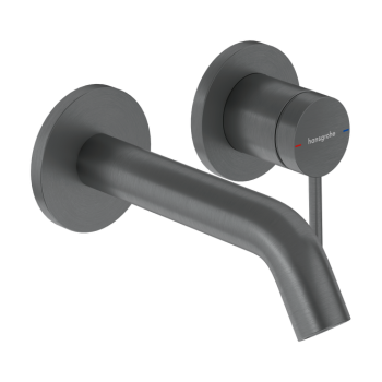 - HANSGROHE Tecturis S bateria umywalkowa z wylewką 16,5 cm czarny chrom szczotkowany 73350340 - 73350340 - Łazienki Szydłowski