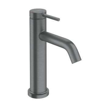- HANSGROHE Tecturis S bateria umywalkowa czarny chrom szczotkowany 73312340 - 73312340 - Łazienki Szydłowski