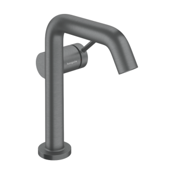 - HANSGROHE Tecturis S bateria umywalkowa czarny chrom szczotkowany 73341340 - 73341340 - Łazienki Szydłowski