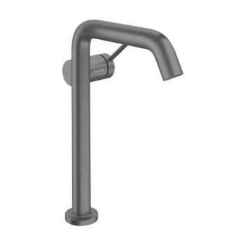 - HANSGROHE Tecturis S wysoka bateria umywalkowa czarny chrom szczotkowany 73372340 - 73372340 - Łazienki Szydłowski
