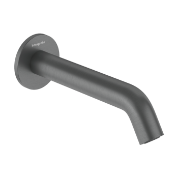 - HANSGROHE Tecturis S Wylewka wannowa czarny chrom szczotkowany 73411340 - 73411340 - Łazienki Szydłowski