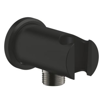  - GROHE-Rainshower przyłacze katowe z uchwytem czarny mat 266582430 - 266582430 - Łazienki Szydłowski