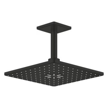 - GROHE-Rainshower Smartactive 310 Cube Deszczownica z ramieniem czarny mat 264812430 - 264812430 - Łazienki Szydłowski