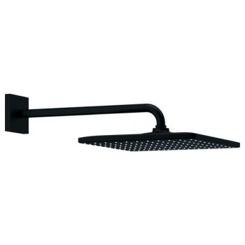 - GROHE-Rainshower Mono 310 Cube Deszczownica z ramieniem 42,2 cm czarny mat 265642430 - 265642430 - Łazienki Szydłowski