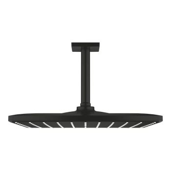- GROHE-Rainshower Mono 310 Cube Deszczownica 31 x 31 cm z przepustem stropowym 142 mm, 1 strumień czarny mat 265662430 - 265662430 - Łazienki Szydłowski