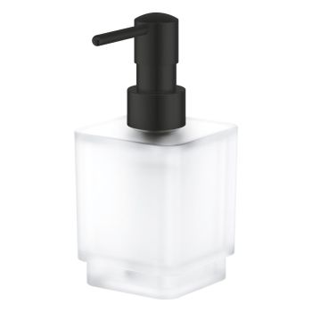  - GROHE-Selection Cube dozownik szkło czarny mat 408052430 - 408052430 - Łazienki Szydłowski