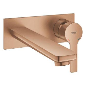  - Grohe-Lineare 2-otworowa bateria umywalkowa Rozmiar L Brushed Warm Sunset 23444DL1 - 23444DL1 - Łazienki Szydłowski
