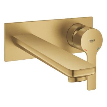  - Grohe-Lineare 2-otworowa bateria umywalkowa Rozmiar L Brushed cool sunrise 23444GN1 - 23444GN1 - Łazienki Szydłowski