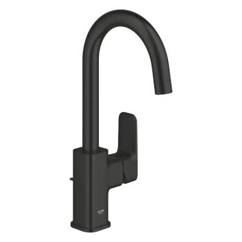 - GROHE-Cubeo Bateria umywalkowa, Rozmiar L czarny mat 1017672430 - 1017672430 - Łazienki Szydłowski