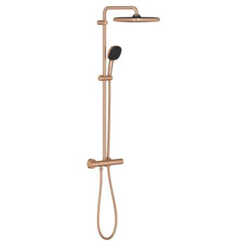  - GROHE-Vitalio Comfort 250 System prysznicowy z termostatem do montażu ściennego bruhed warm sunset 26696DL1 - 26696DL1 - Łazienki Szydłowski