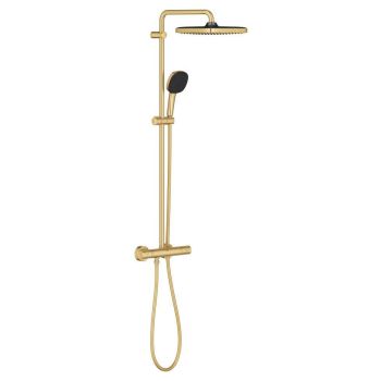  - GROHE-Vitalio Comfort 250 System prysznicowy z termostatem do montażu ściennego bruhed cool sunrise 26696GN1 - 26696GN1 - Łazienki Szydłowski