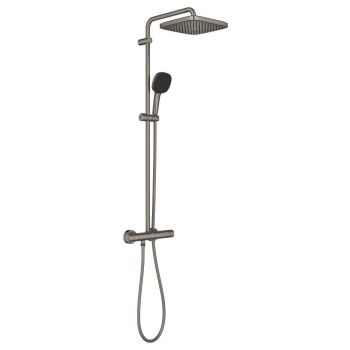  - GROHE-Vitalio Comfort 250 System prysznicowy z termostatem do montażu ściennego bruhed hard graphite  26696AL1 - 26696AL1 - Łazienki Szydłowski