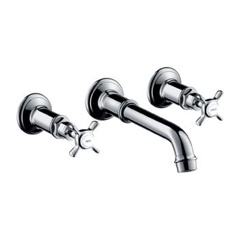 - Axor Montreux Bateria ścienna podtynkowa 3-otworowa chrom 16532000 - 16532000 - Łazienki Szydłowski