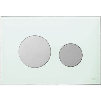 - TECE Loop Przycisk spłukujący Szkło białe, przyciski chrom mat 9240659 - 9240659 - Łazienki Szydłowski