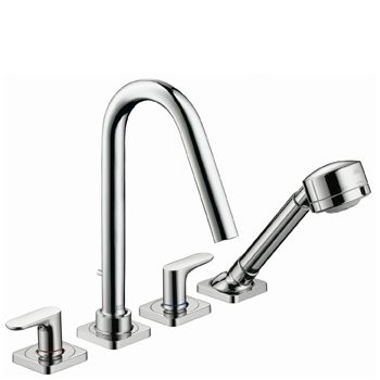 - Axor Citterio M Bateria wannowa 4-otworowa chrom 34454000 - 34454000 - Łazienki Szydłowski