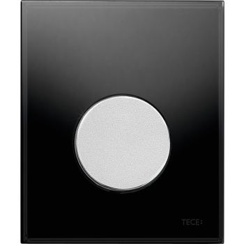 - TECE Loop Przycisk spłukujący ze szkła do pisuaru, szkło czarne-przycisk chrom mat 9242655 - 9242655 - Łazienki Szydłowski