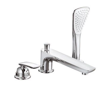 - KLUDI BALANCE Bateria wannowo trzyotworowa chrom 524470575 - 524470575 - Łazienki Szydłowski