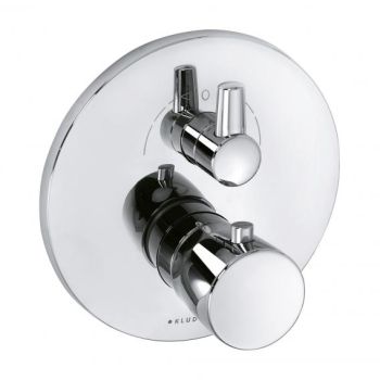 - KLUDI BALANCE Bateria wannowo-prysznicowa z termostatem chrom 528300575 - 528300575 - Łazienki Szydłowski