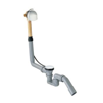 - HANSGROHE Exafill Wylewka wannowa z odpływem i przelewem, chrom 58123000 - 58123000 - Łazienki Szydłowski