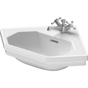 - DURAVIT 1930 Series Umywalka mała narożna 59,5x45 cm biały połysk 0793420000 - 0793420000 - Łazienki Szydłowski