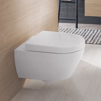  - VILLEROY&BOCH Subway WC wiszące 37 x 56cm z półką biały 660310R1 - 660310R1 - Łazienki Szydłowski