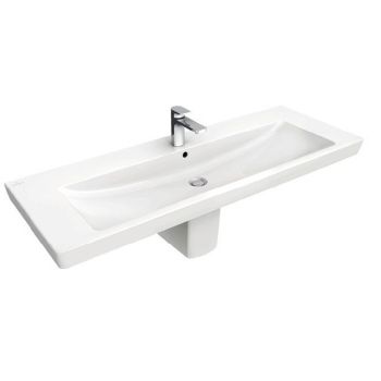  - VILLEROY&BOCH Subway 2.0 Umywalka meblowa 130 x 47cm biała z powłoką ceramicplus 7176D0R1 - 7176D0R1 - Łazienki Szydłowski