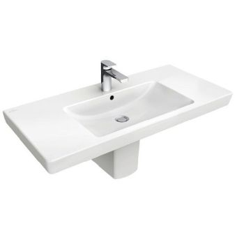 - VILLEROY&BOCH Subway 2.0 Umywalka biała 100 x 47 cm z powłoką ceramicplus 7175A0R1 - 7175A0R1 - Łazienki Szydłowski